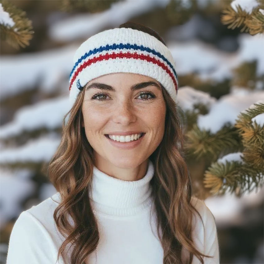Bonnet Collector et bandeau - Blanc Bonnet