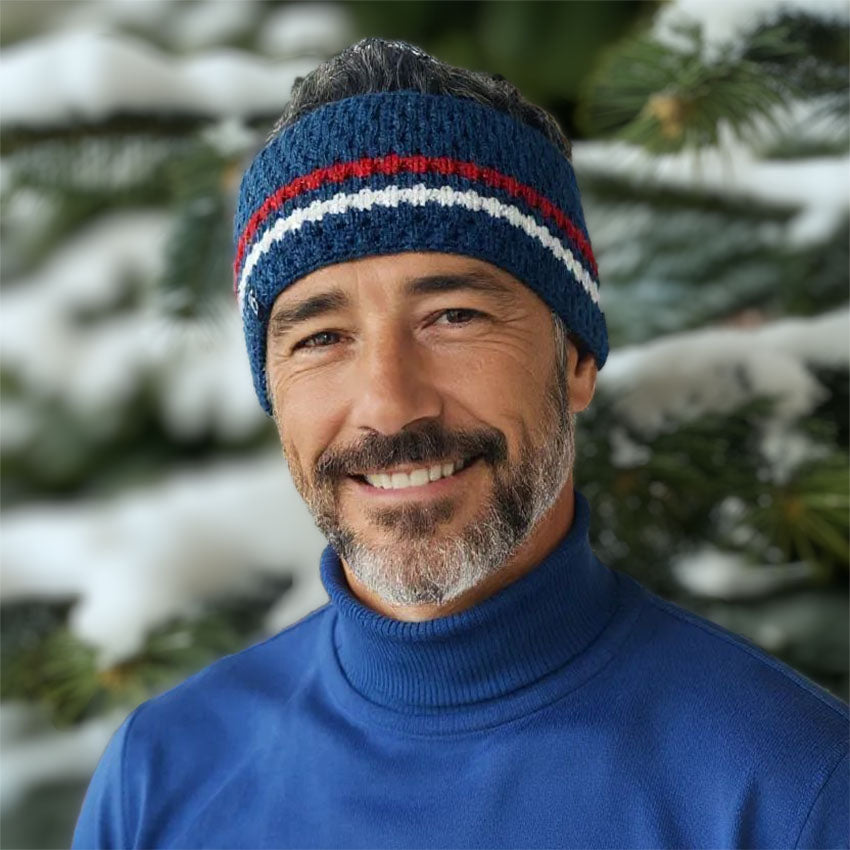 Bonnet Collector et bandeau - Blanc Bonnet