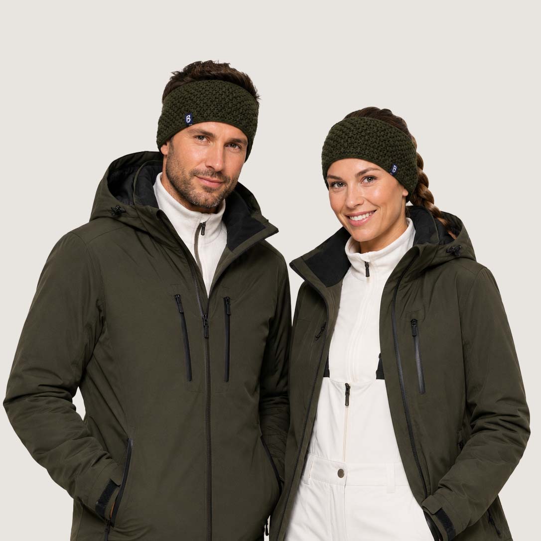 Bandeau ski kaki