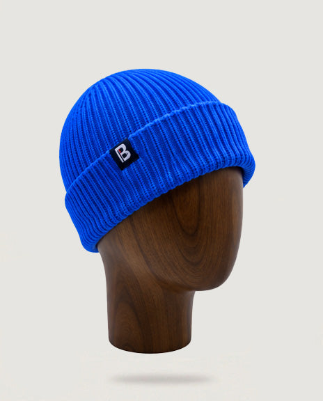 Bonnet Mérinos bleu électrique