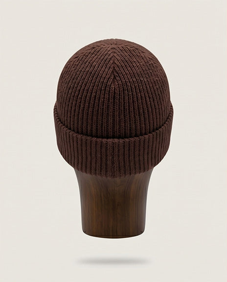 Bonnet Mérinos marron