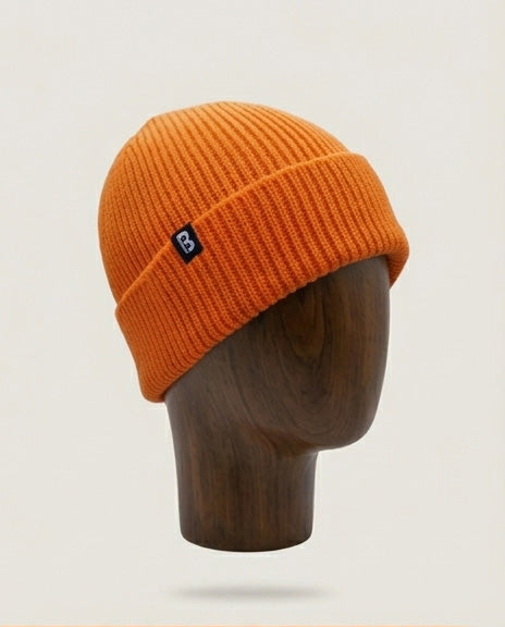 Bonnet Mérinos orange