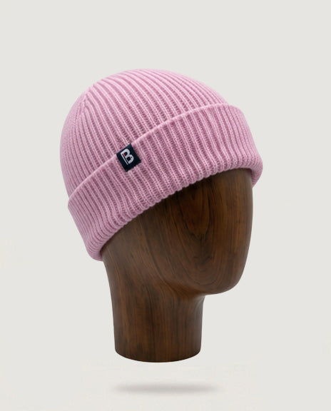 Bonnet Mérinos rose