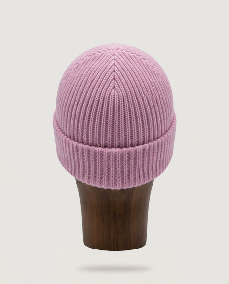 Bonnet Mérinos rose