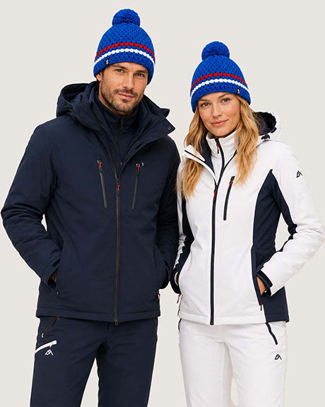 Bonnet pompon France bleu
