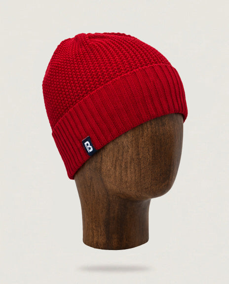 Bonnet vintage rouge