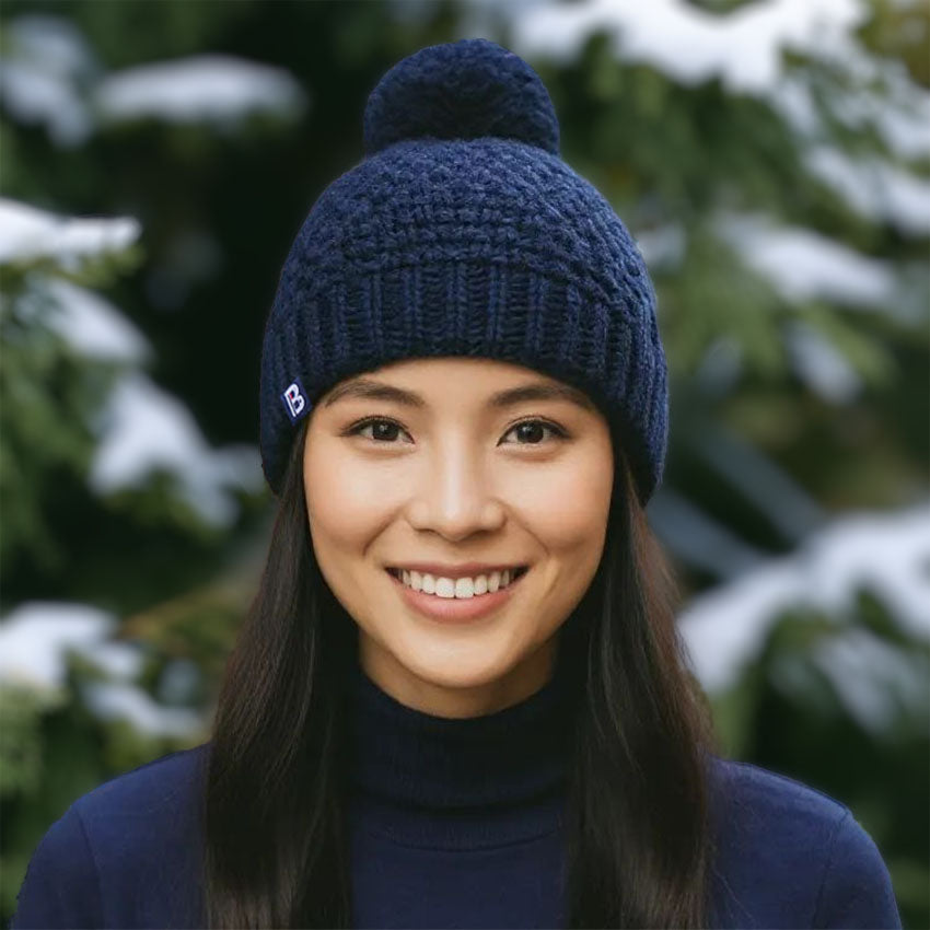 Bonnet Pompon - Blanc Bonnet