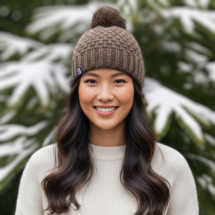Bonnet Pompon - Blanc Bonnet