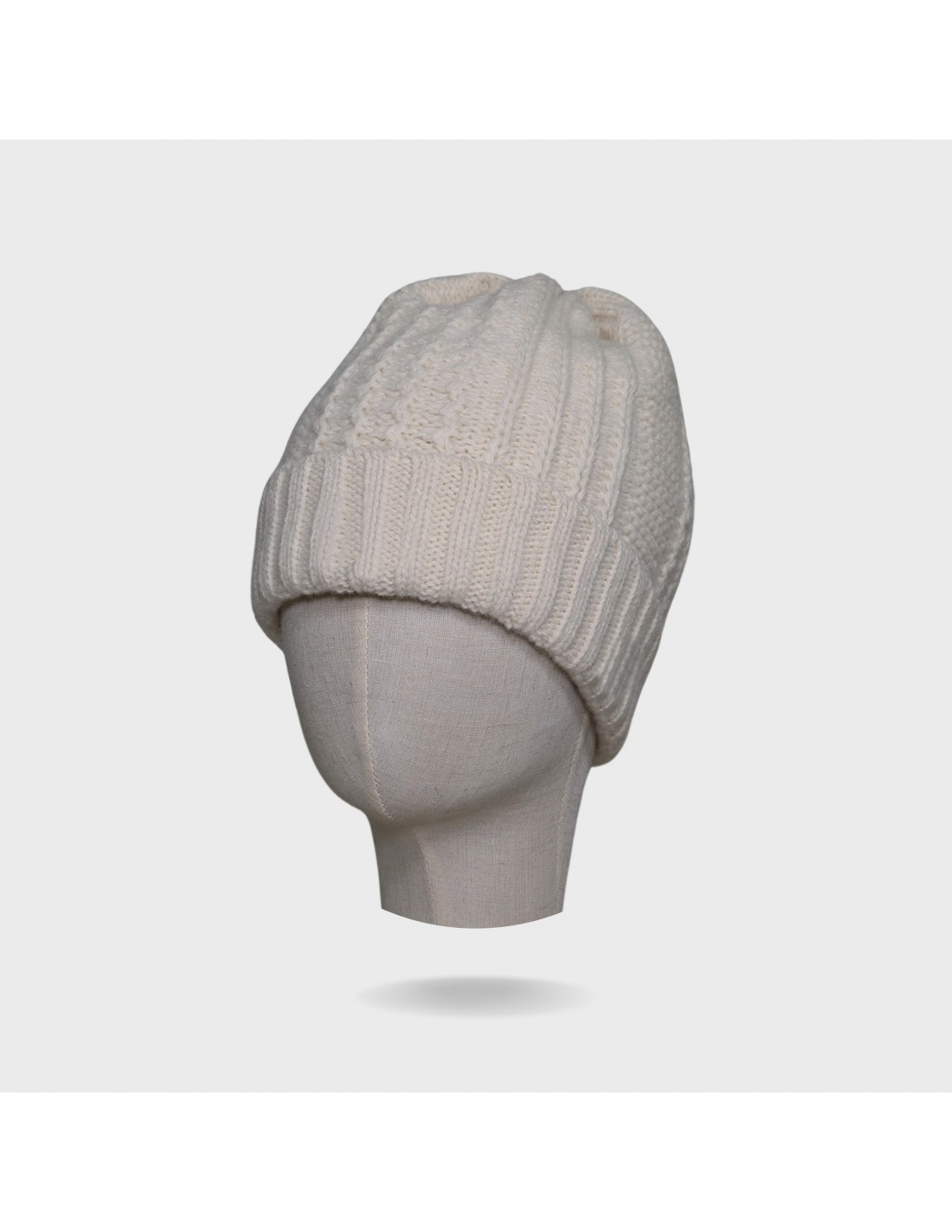 Blanc Bonnet - Bonnet made in France - Laine Mérinos Française