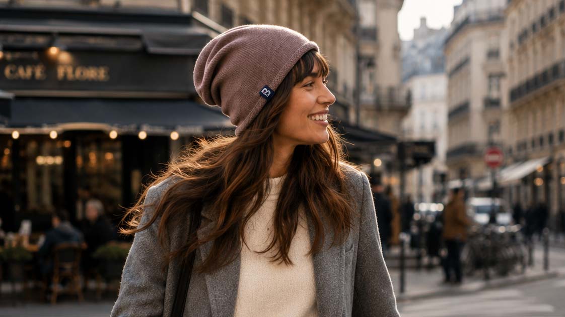 Bonnet cachemire femme
