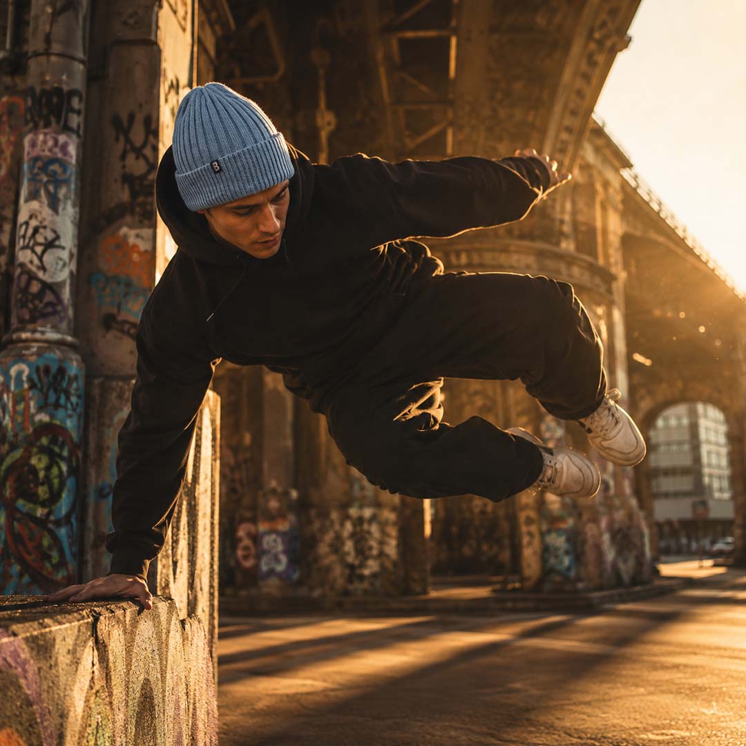 Bonnet jeans jump