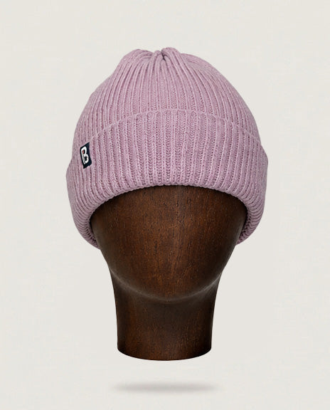Bonnet laine rose