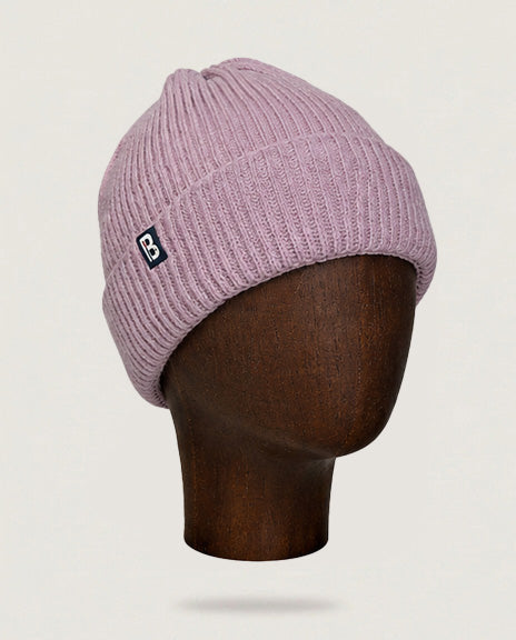 Bonnet laine rose