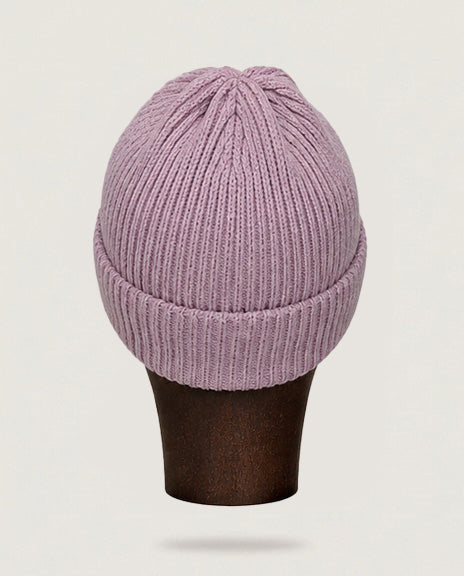 Bonnet laine rose