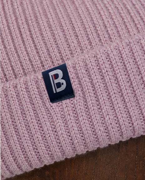 Bonnet laine rose