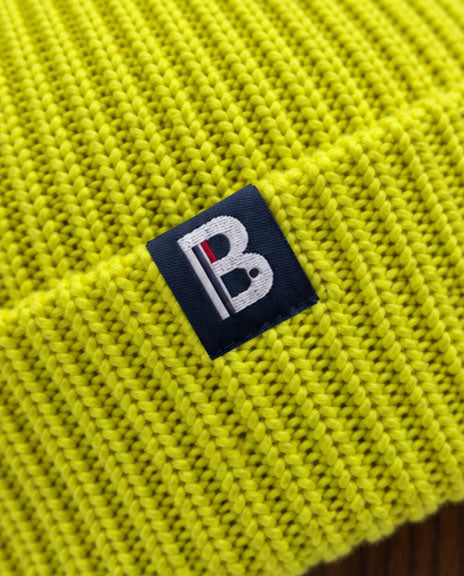Bonnet Mérinos jaune anis