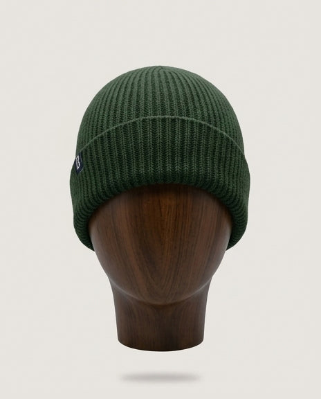 Bonnet Mérinos kaki