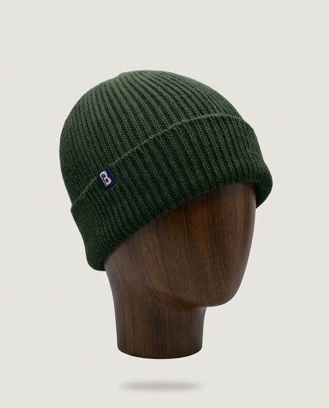 Bonnet Mérinos kaki