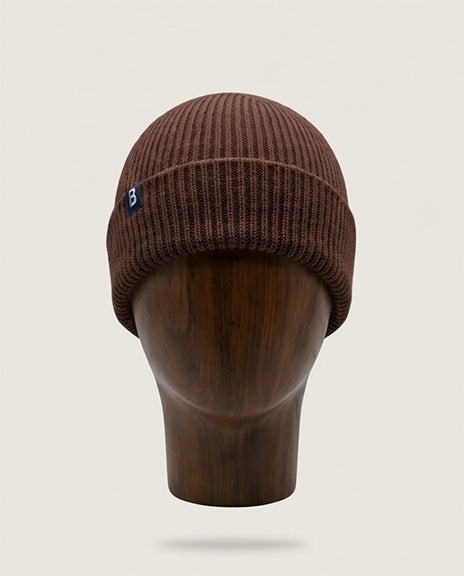 Bonnet Mérinos marron