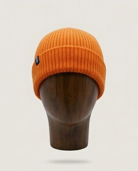 Bonnet Mérinos orange