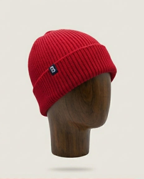 Bonnet Mérinos  rouge