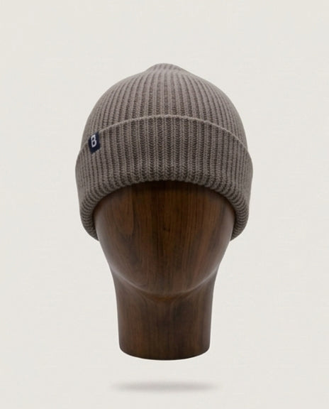 Bonnet Mérinos taupe
