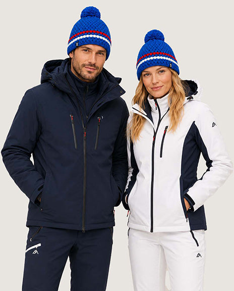 Bonnet pompon France bleu