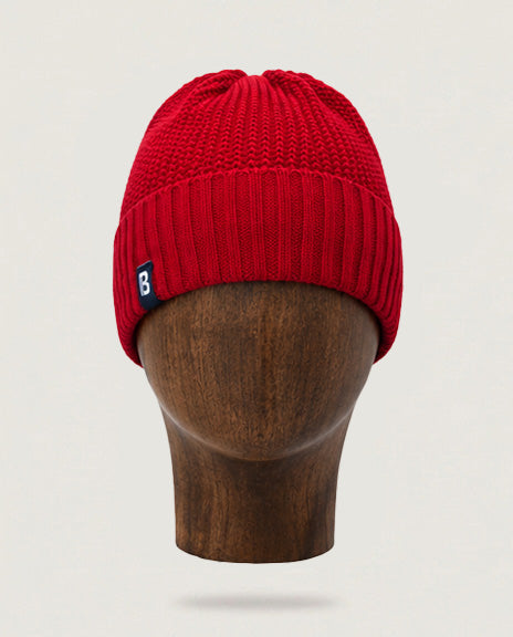 Bonnet vintage rouge