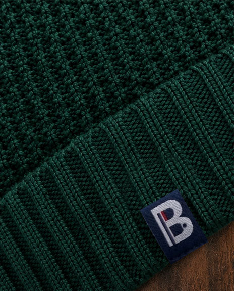 Bonnet vintage vert