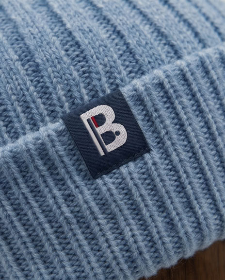 Bonnet coton jeans bleu clair