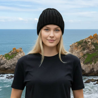 Bonnet Noir Docker - Blanc Bonnet