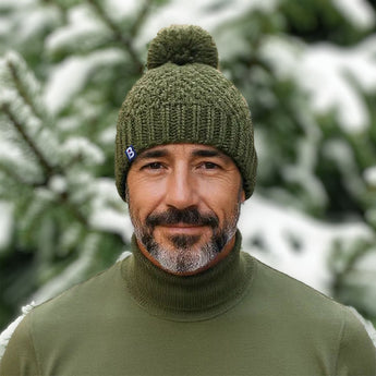 Bonnet Pompon - Blanc Bonnet