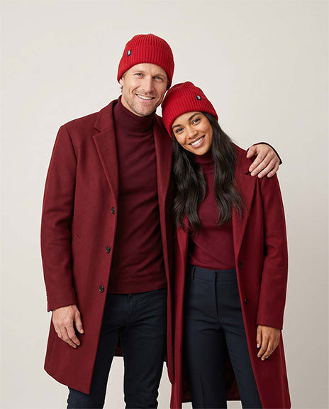 Bonnet Mérinos rouge