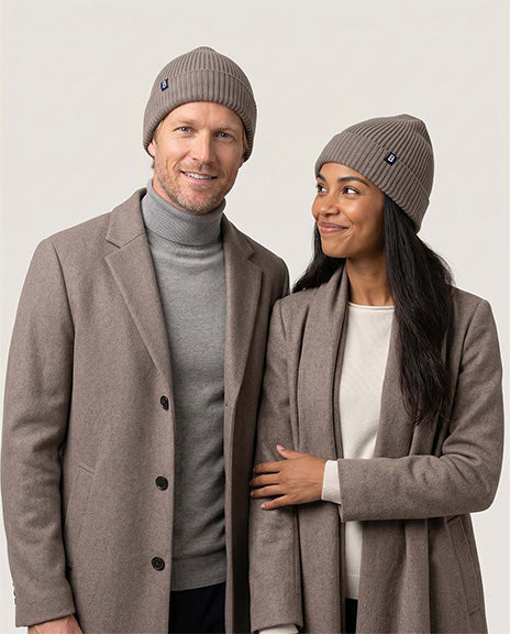 Bonnet Mérinos taupe
