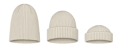 3 bonnets en 1