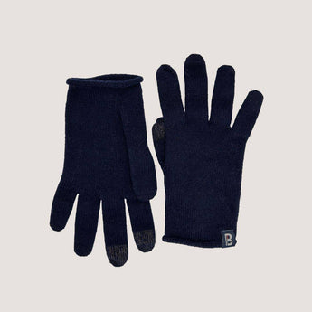 Gants Cachemire marine